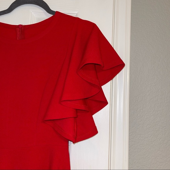 Red Cocktail Recruitment Dress - Picture 5 of 11